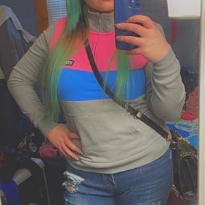 VS PINK quarter zip hoodie